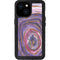 Lilac Watercolor Geode iPhone 15 Waterproof Case